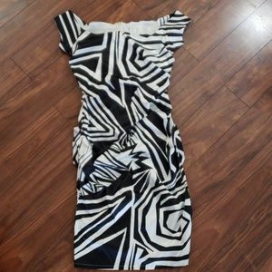 NWOT Black and white Dress